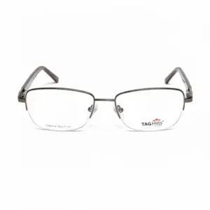 Tag Hills Alexa Half-Rim Frames – Gunmetal Grey with Crystal Accents (THAA0141)
